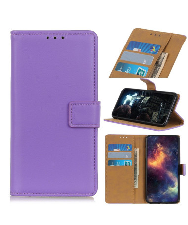 Étui Samsung Galaxy A31 simili cuir basique - Violet