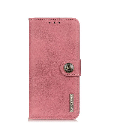 Housse Samsung Galaxy A31 KHAZNEH Effet Cuir Porte Cartes - Rose