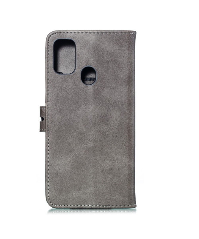 Housse Samsung Galaxy A21s Chaton effet cuir