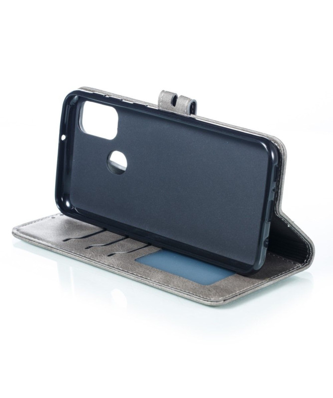 Housse Samsung Galaxy A21s Chaton effet cuir