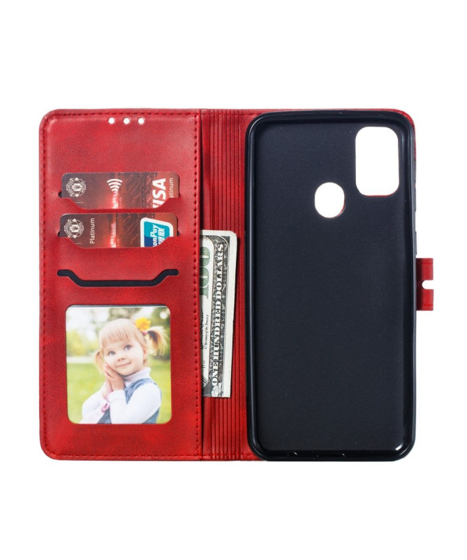 Housse Samsung Galaxy A21s Chaton effet cuir