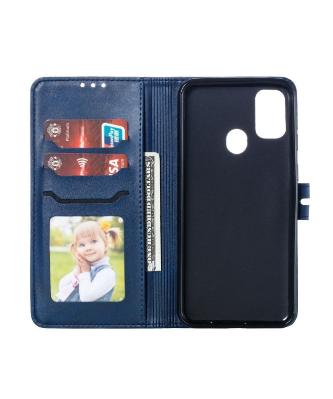 Housse Samsung Galaxy A21s Chaton effet cuir