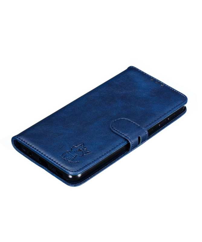 Housse Samsung Galaxy A21s Chaton effet cuir