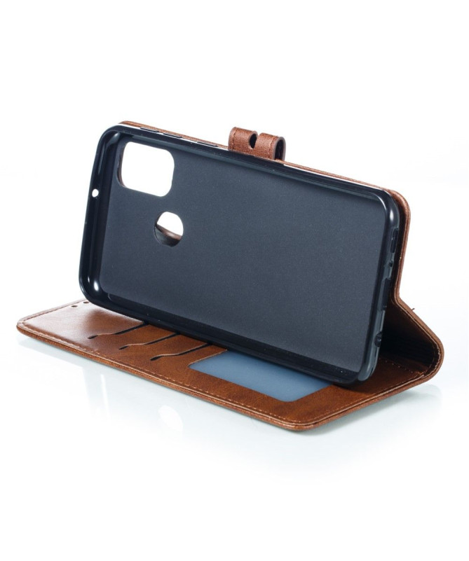 Housse Samsung Galaxy A21s Chaton effet cuir