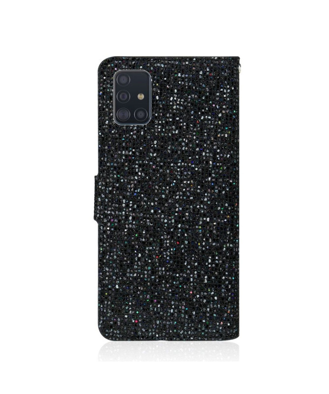 Housse Samsung Galaxy A51 Glitter Porte Cartes