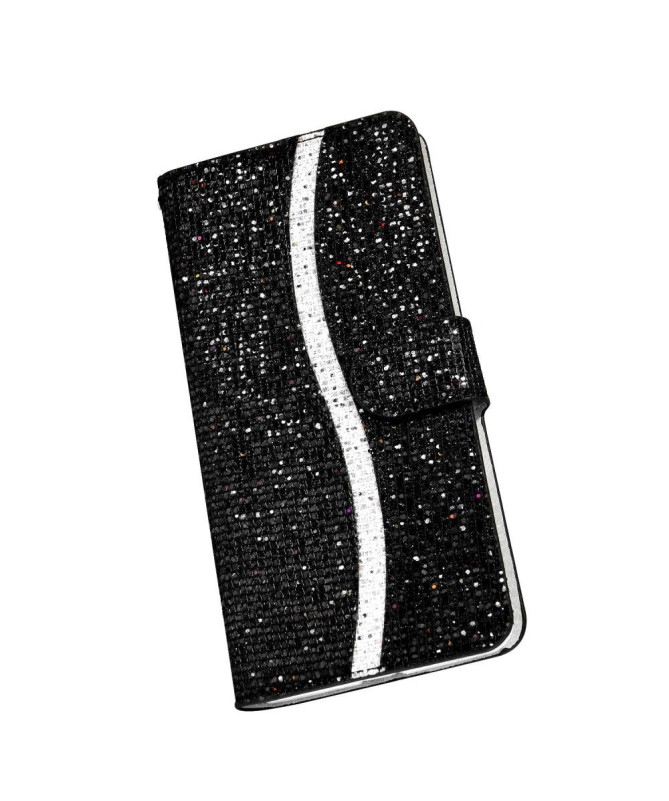 Housse Samsung Galaxy A51 Glitter Porte Cartes