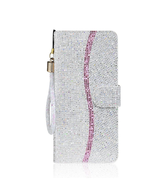 Housse Samsung Galaxy A51 Glitter Porte Cartes