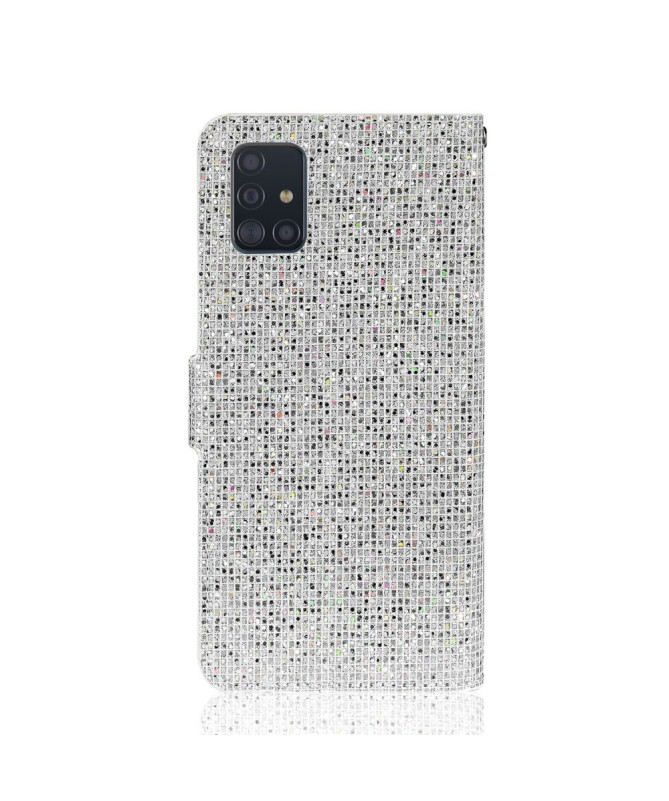 Housse Samsung Galaxy A51 Glitter Porte Cartes