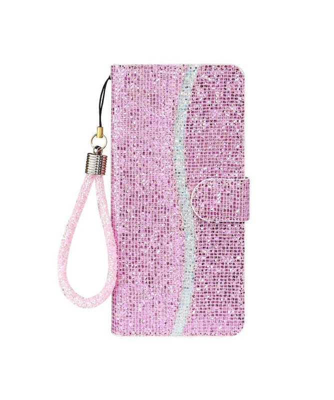 Housse Samsung Galaxy A51 Glitter Porte Cartes