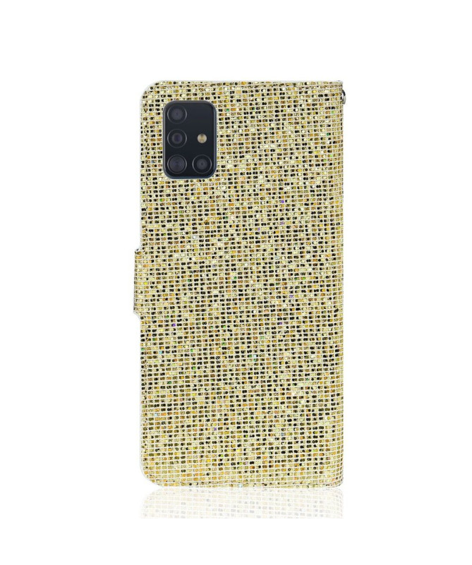 Housse Samsung Galaxy A51 Glitter Porte Cartes