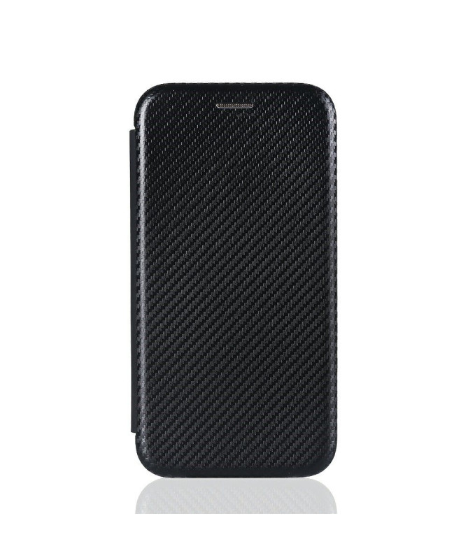 Housse Samsung Galaxy A42 5G simili cuir style fibre de carbone