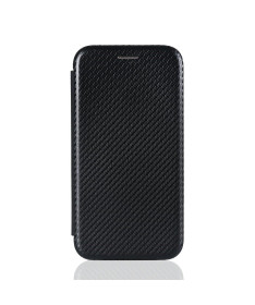 Housse Samsung Galaxy A42 5G simili cuir style fibre de carbone