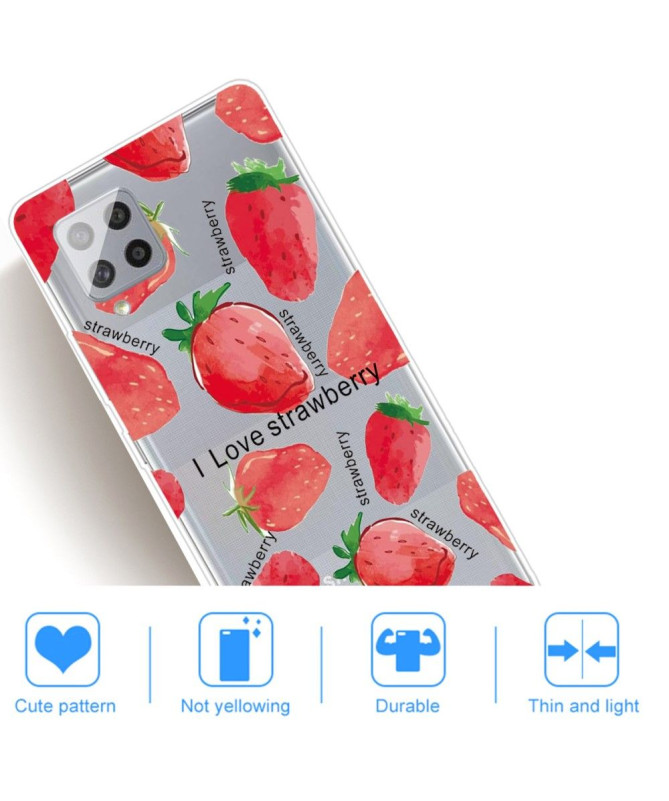 Coque Samsung Galaxy A42 5G Strawberry