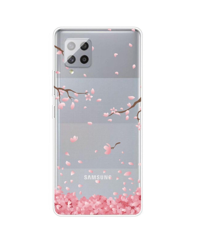 Coque Samsung Galaxy A42 5G Pink Flower