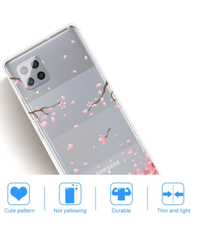 Coque Samsung Galaxy A42 5G Pink Flower