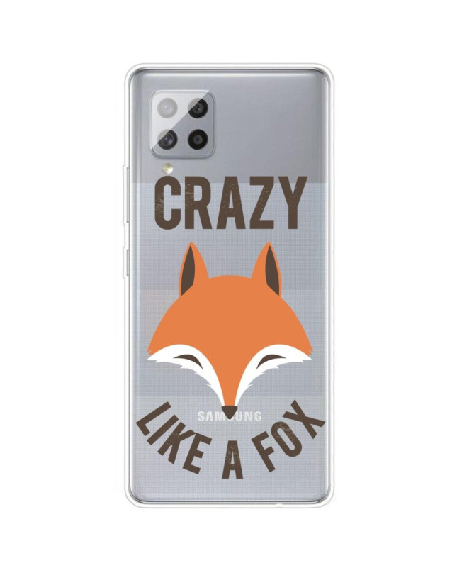 Coque Samsung Galaxy A42 5G Fou comme un RENARD