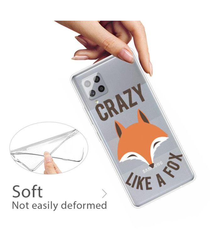 Coque Samsung Galaxy A42 5G Fou comme un RENARD