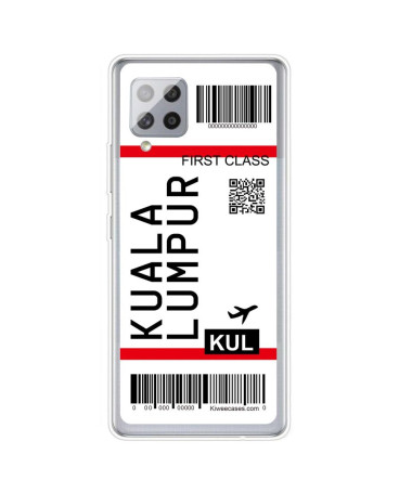 Coque Samsung Galaxy A42 5G Boarding Pass 06 KUALA LUMPUR