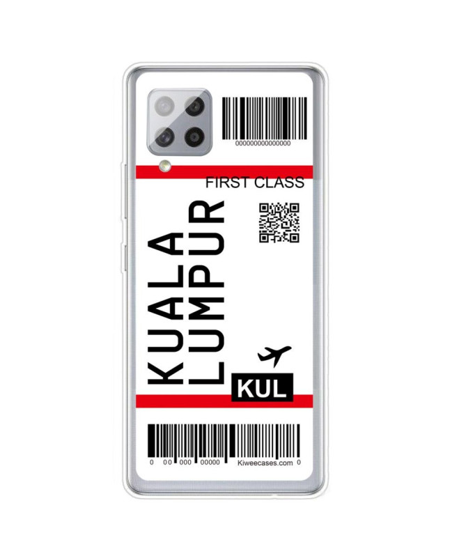 Coque Samsung Galaxy A42 5G Boarding Pass 06 KUALA LUMPUR