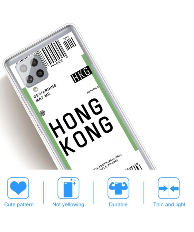 Coque Samsung Galaxy A42 5G Boarding Pass 07 HONG KONG