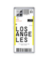 Coque Samsung Galaxy A42 5G Boarding Pass 08 LOS ANGELES