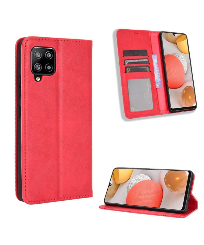 Housse Samsung Galaxy A42 5G Le Cirénius Style Cuir