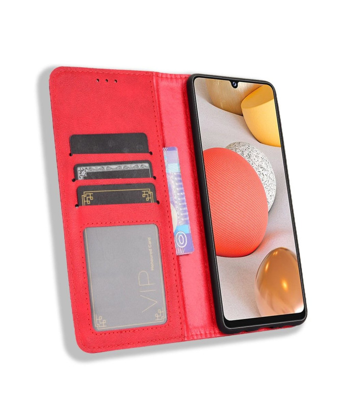 Housse Samsung Galaxy A42 5G Le Cirénius Style Cuir