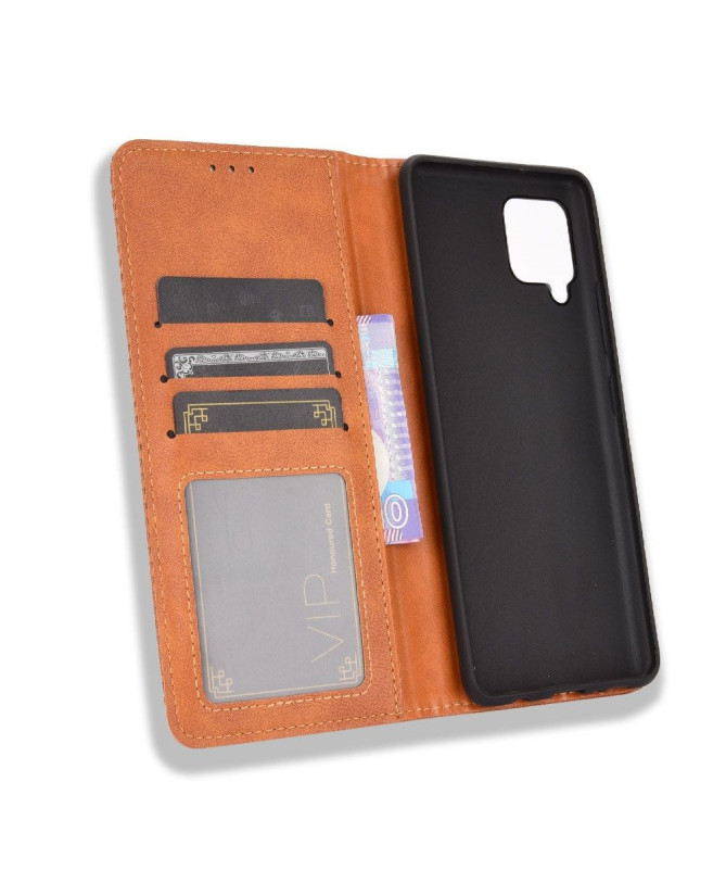Housse Samsung Galaxy A42 5G Le Cirénius Style Cuir