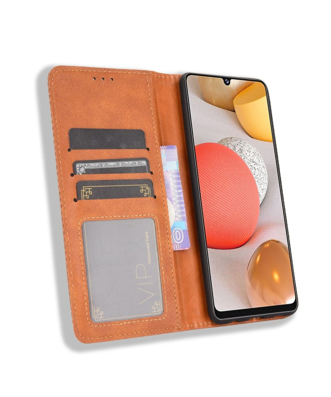 Housse Samsung Galaxy A42 5G Le Cirénius Style Cuir