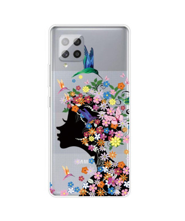 Coque Samsung Galaxy A42 5G Colibri Fleurs