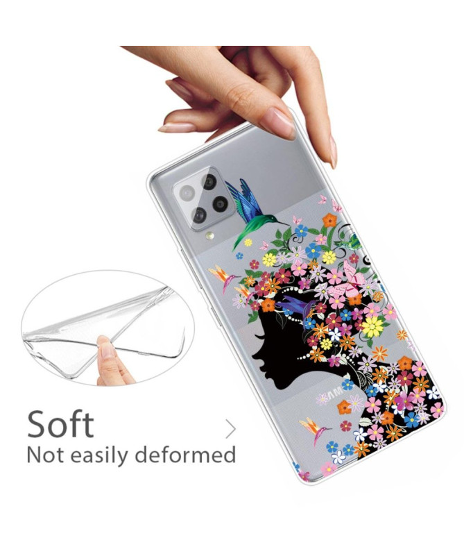 Coque Samsung Galaxy A42 5G Colibri Fleurs