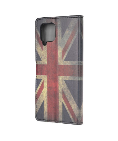 Housse Samsung Galaxy A42 5G drapeau anglais vintage