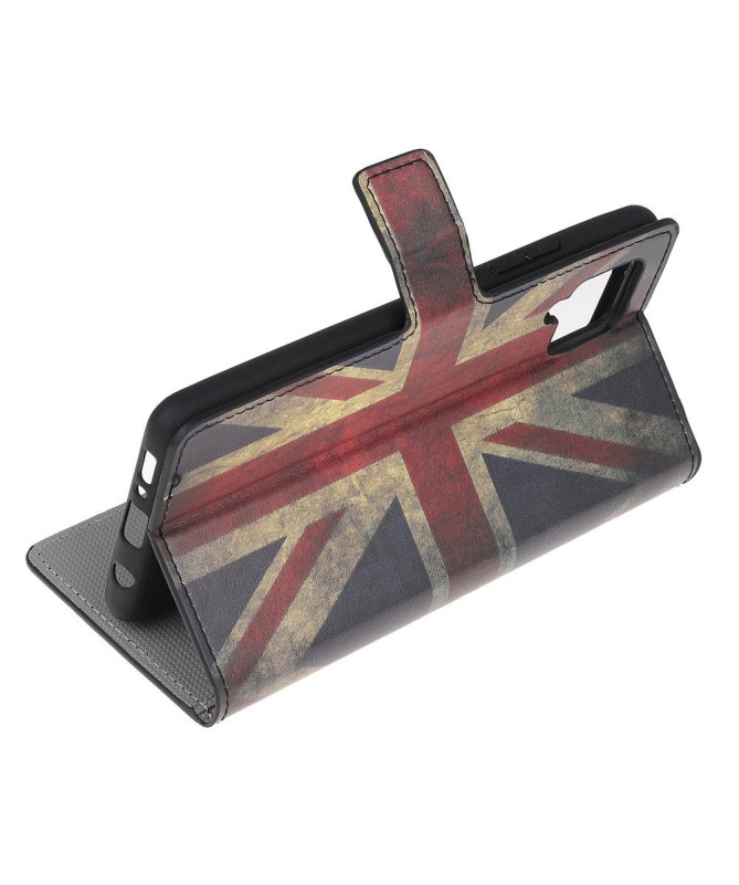 Housse Samsung Galaxy A42 5G drapeau anglais vintage