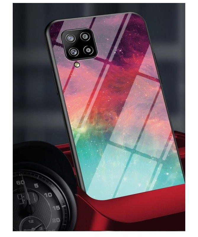 Coque Samsung Galaxy A42 5G Nébuleuse dos en verre