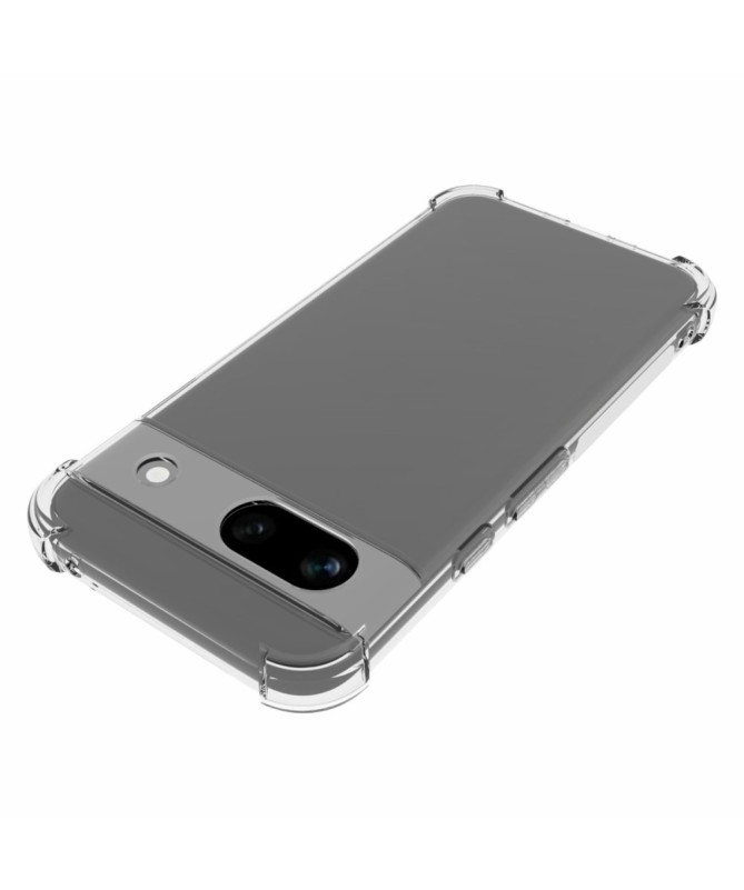 Coque Google Pixel 8a transparente angles renforcés