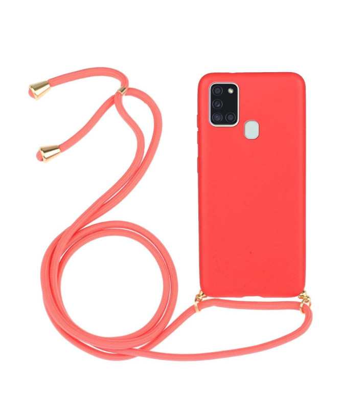 Coque Samsung Galaxy A21s avec cordon bandoulière