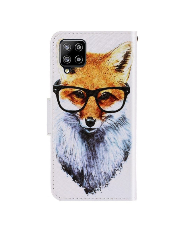 Housse Samsung Galaxy A12 / M12 Renard à lunettes
