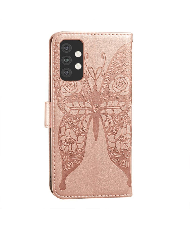 Housse Samsung Galaxy A32 5G papillon relief