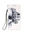 Housse Samsung Galaxy A32 5G Skull Flowers