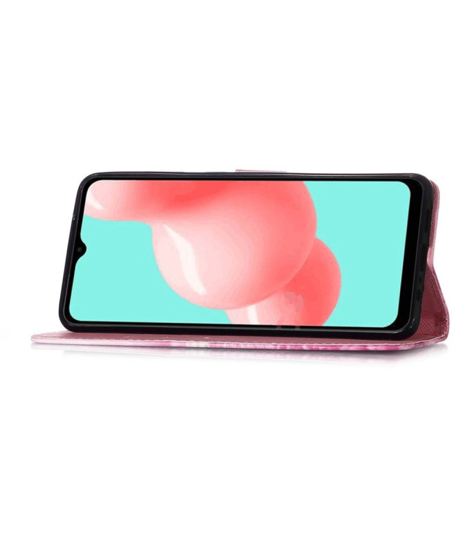 Housse Samsung Galaxy A32 5G Pink flower