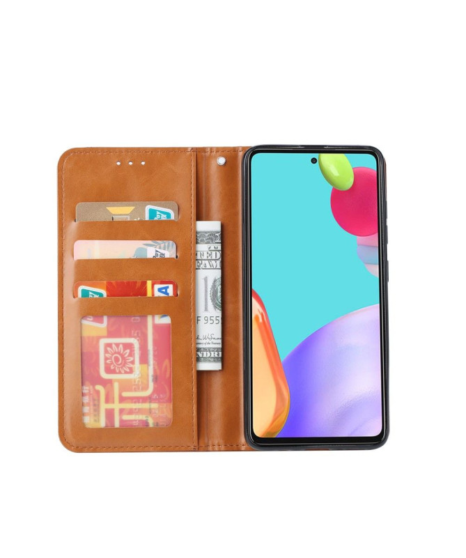 Housse Samsung Galaxy A52 5G / A52 4G / A52s 5G simili cuir stand case