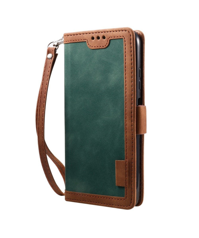 Housse Samsung Galaxy A12 / M12 Vintage Pocket Portefeuille