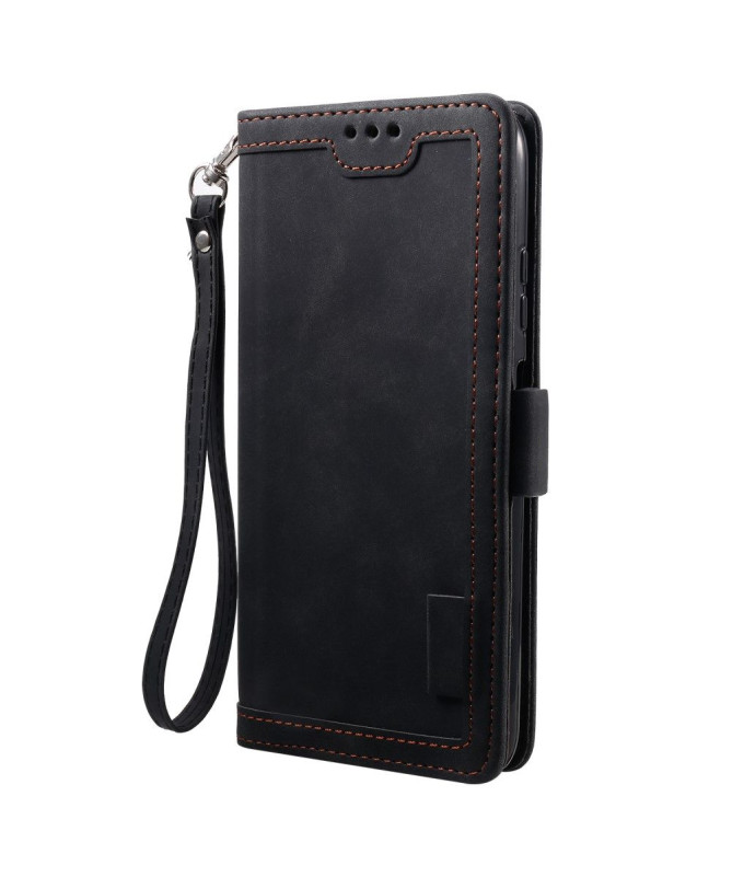 Housse Samsung Galaxy A12 / M12 Vintage Pocket Portefeuille