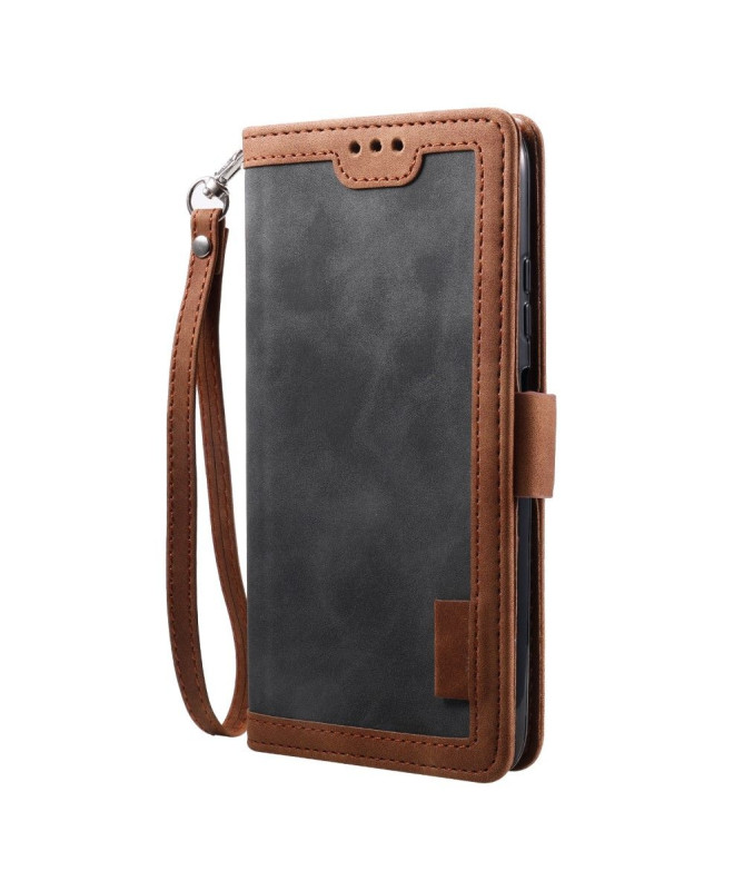 Housse Samsung Galaxy A12 / M12 Vintage Pocket Portefeuille