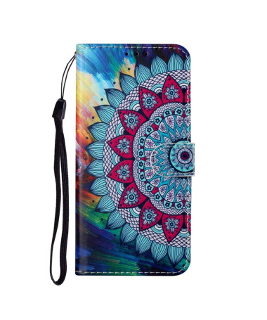 Housse Samsung Galaxy A12 Mandala Fleur