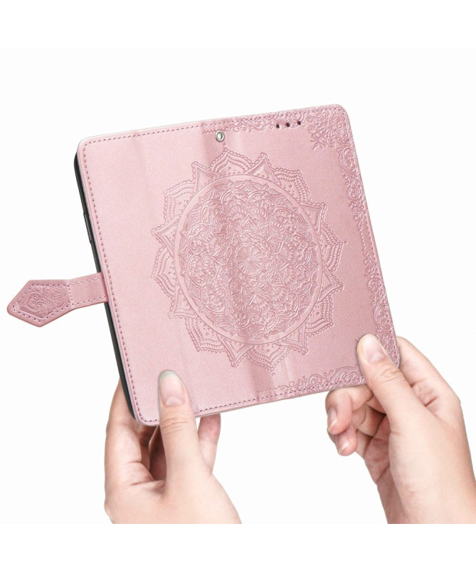 Housse Samsung Galaxy A12 Mandala Relief