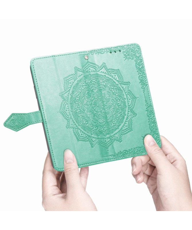 Housse Samsung Galaxy A12 Mandala Relief