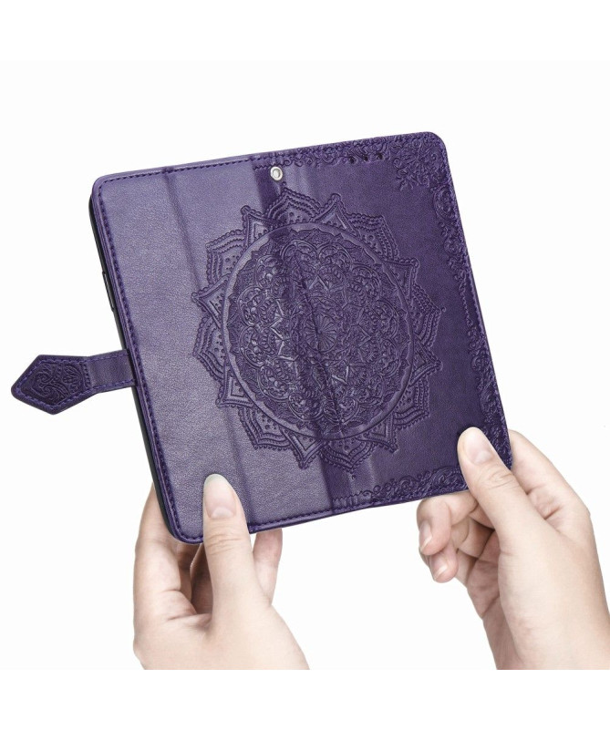 Housse Samsung Galaxy A12 Mandala Relief