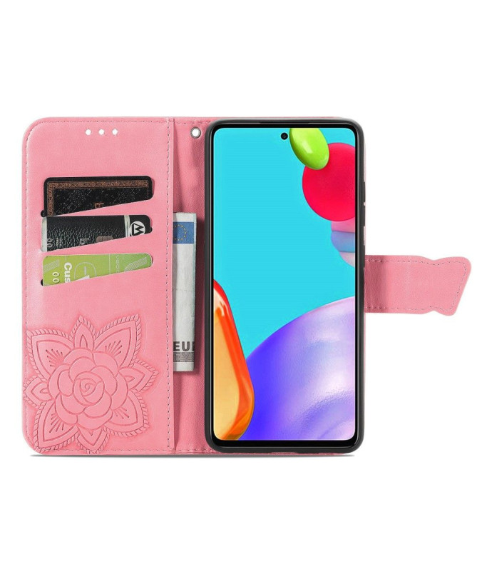 Housse Samsung Galaxy A52 / A52 5G / A52s 5G Papillon Relief