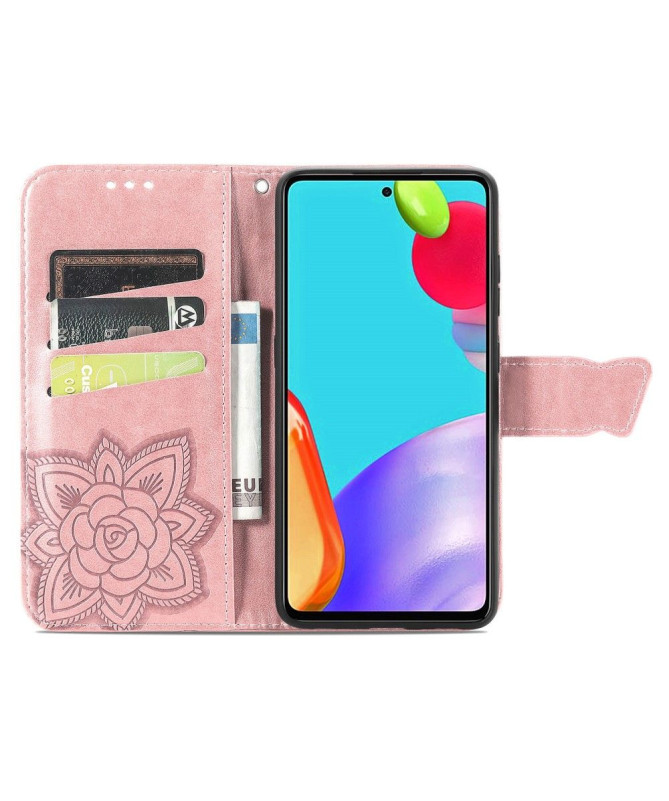 Housse Samsung Galaxy A52 / A52 5G / A52s 5G Papillon Relief